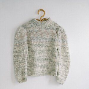 Vintage r.g. Arnold Women's Puff Sleeve Knit Sweater